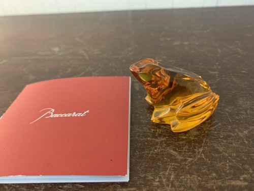 Amber color baccarat crystal - color,