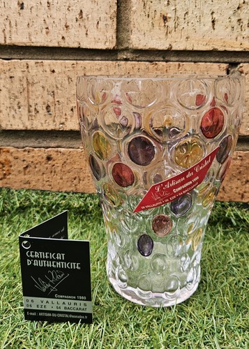 Vintage artisan cristal by - du,