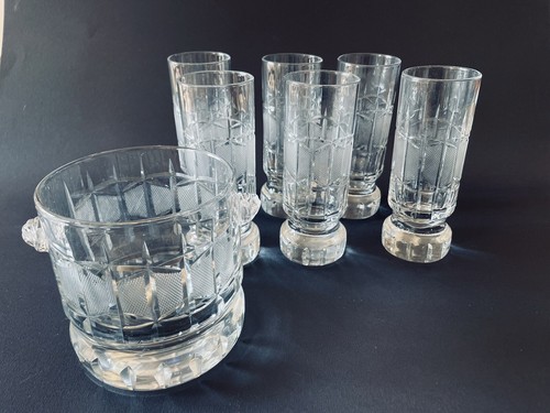 Blue set crystal whisky - blue, of