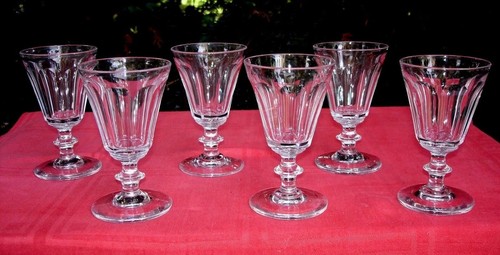 Baccarat louis wine glasses - baccarat, st