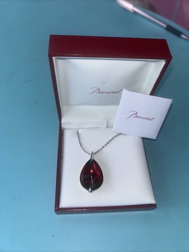Baccarat necklace red - baccarat, crystal