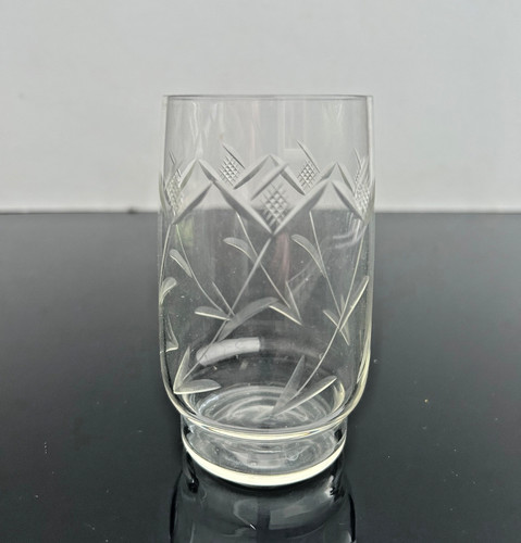 Vintage blown cut - cut, crystal