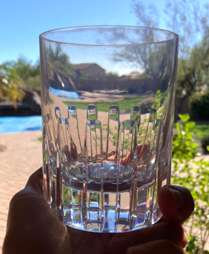 Baccarat crystal rotary - baccarat, double