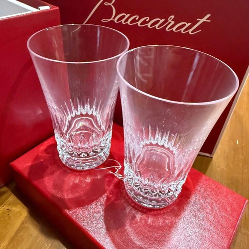 Baccarat tiara pair - baccarat,