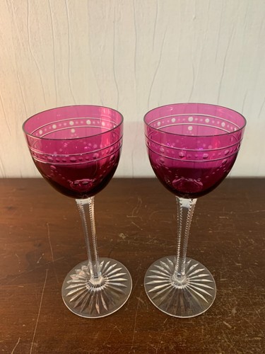 Lot crystal glasses no - of,