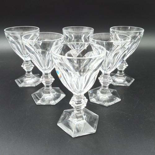 Baccarat white wine glasses - white,