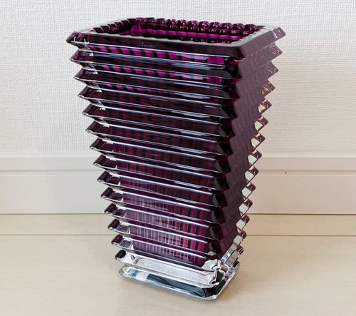 Baccarat eye vase - baccarat,