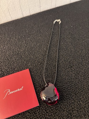 Baccarat mod5 red crystal bead - red,