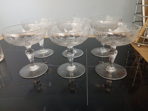 Suite crystal engraved - suite, of