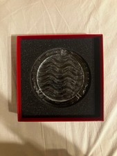 Baccarat Plate Wave Porte