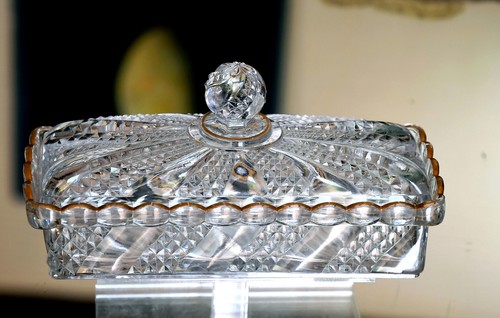 Baccarat covered toilet box - baccarat,
