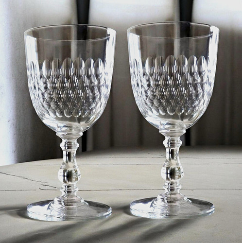 Antique baccarat clear - baccarat, cut