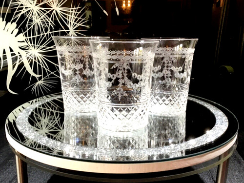 Baccarat needle etched - 3,
