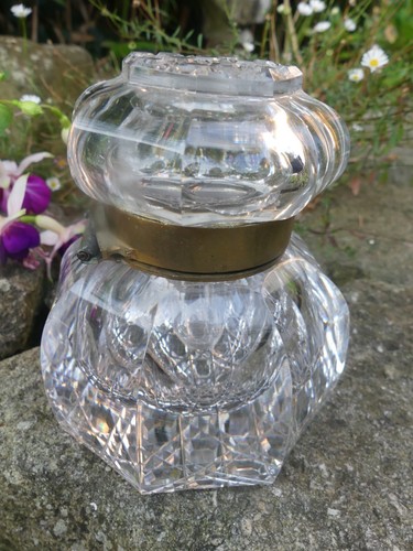 Large crystal inkwell cut - large,