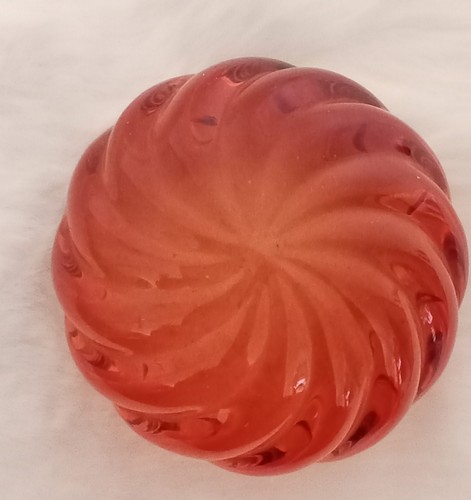 Baccarat paperweight etched - paperweight,