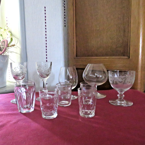 Lot different baccarat - 1, of