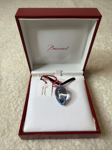 Baccarat crystal blue pendant - baccarat,