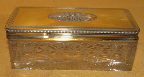 Baccarat crystal box probably - box,