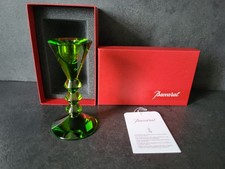 Green Baccarat Crystal Candle