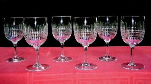 Baccarat nancy wine - 6, glasses