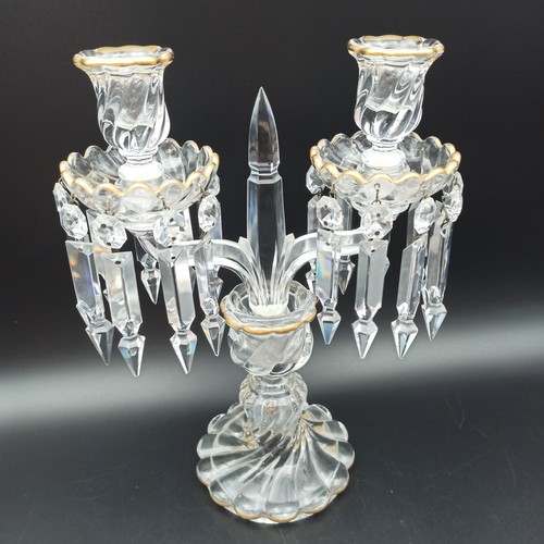 Baccarat bamboo candelabra - baccarat,