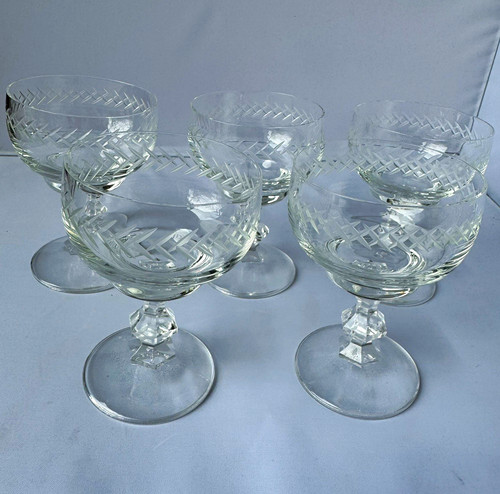 Set antique baccarat - set, of