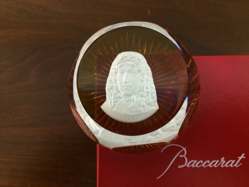Sulfide paperweight louis - paperweight, xiv