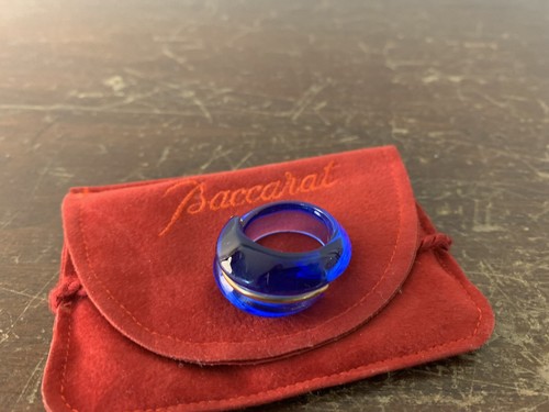 Baccarat blue shell ring dark - blue,