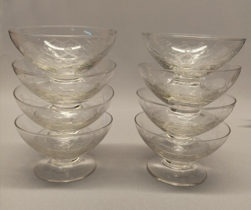 Set coupe crystal bowls - of, bowls/