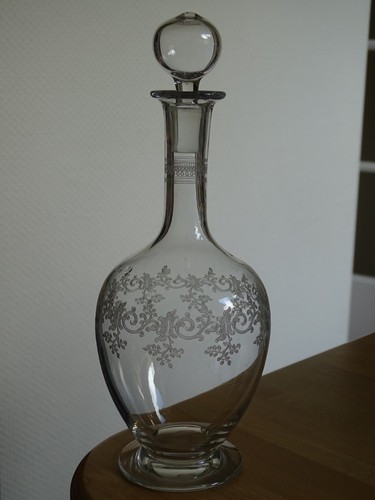 Antique crystal baccarat - antique,
