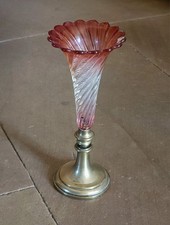 Baccarat Vase Art Nouveau Red