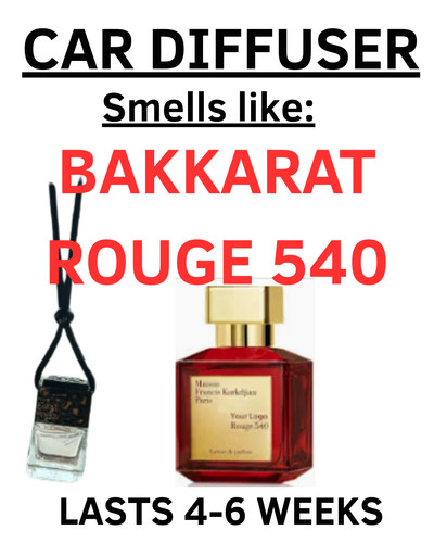 Baccarat rouge car - baccarat, rouge,car