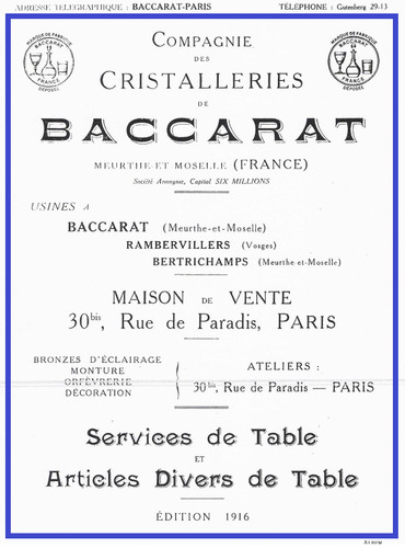 Pdf catalogue baccarat - pdf,
